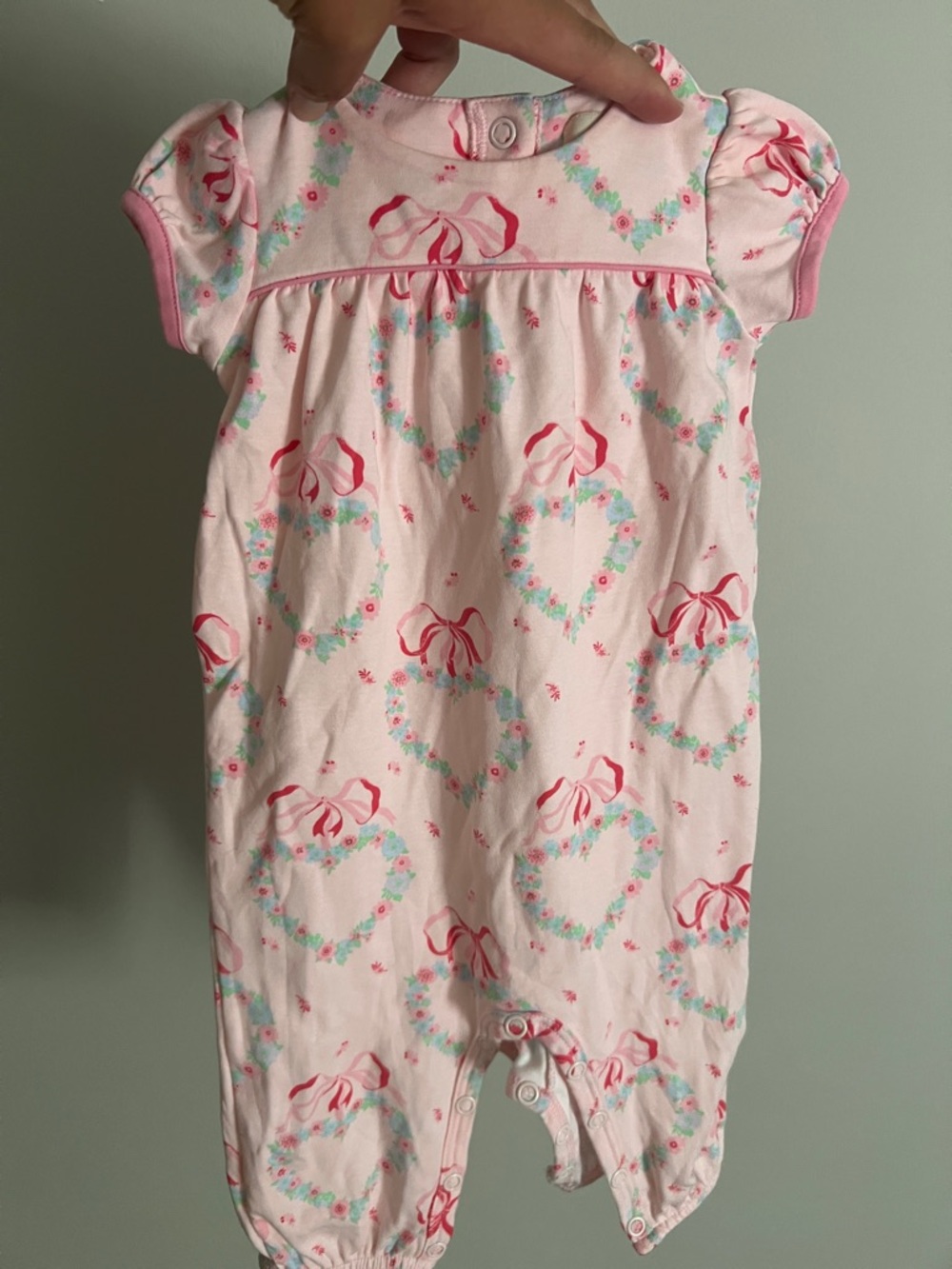 TBBC puff sleeve romper